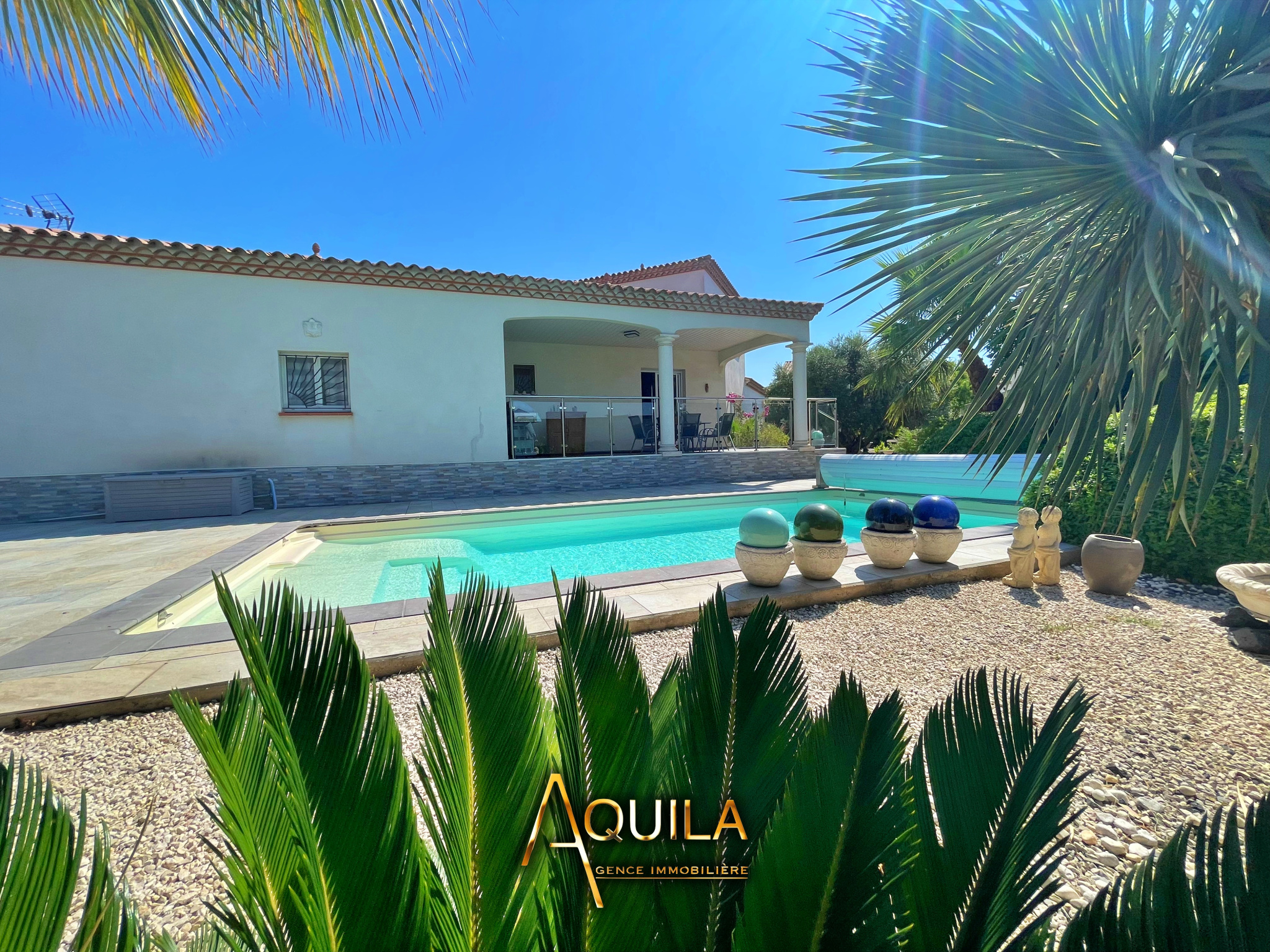 Belle villa avec piscine sur 1000m2 de terrain