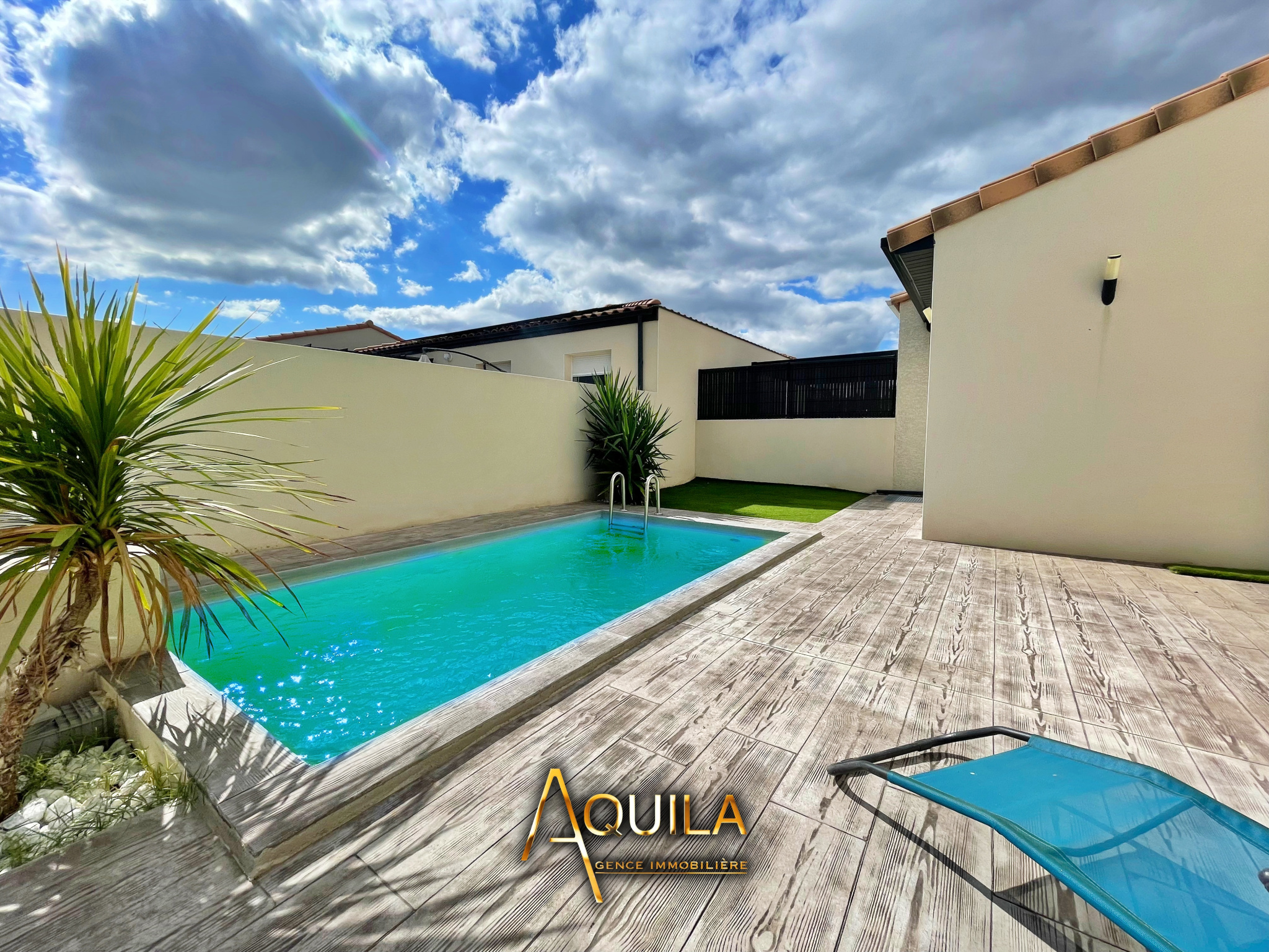 Villa 4 chambres avec piscine sans vis à vis